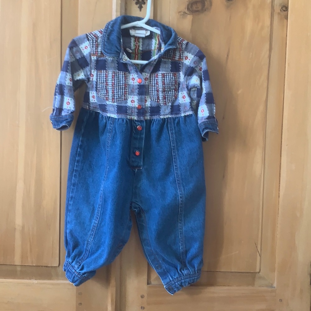 Baby Beluga 18 mos 1 piece jeans suit. super cute! 💕
